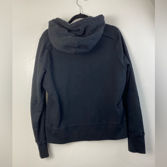 American Giant Black Full Zip Hoodie Jacket Women’s size‎ Large - Picture 12 of 13